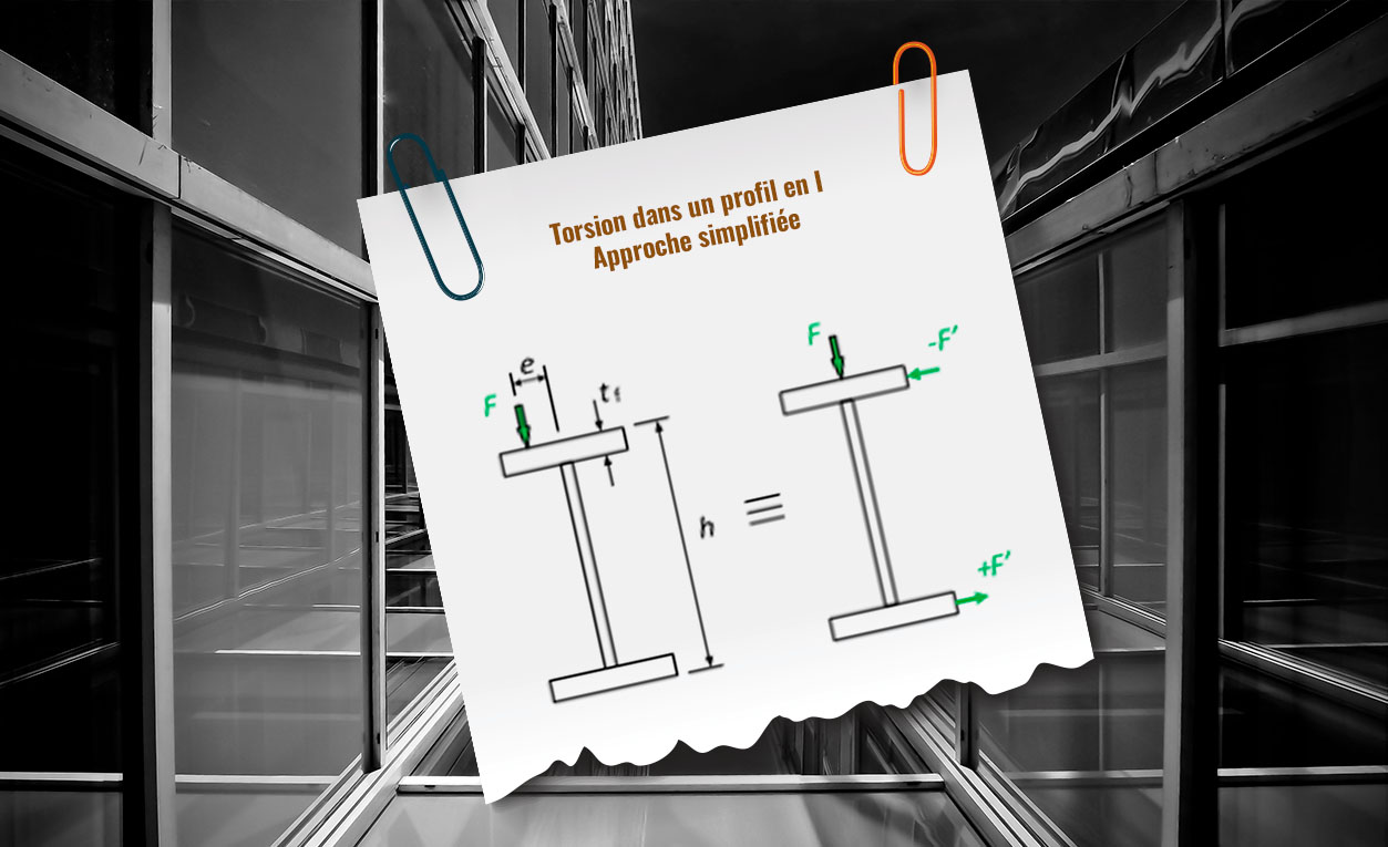 torsion dans un profil en I approche simplifiee 2