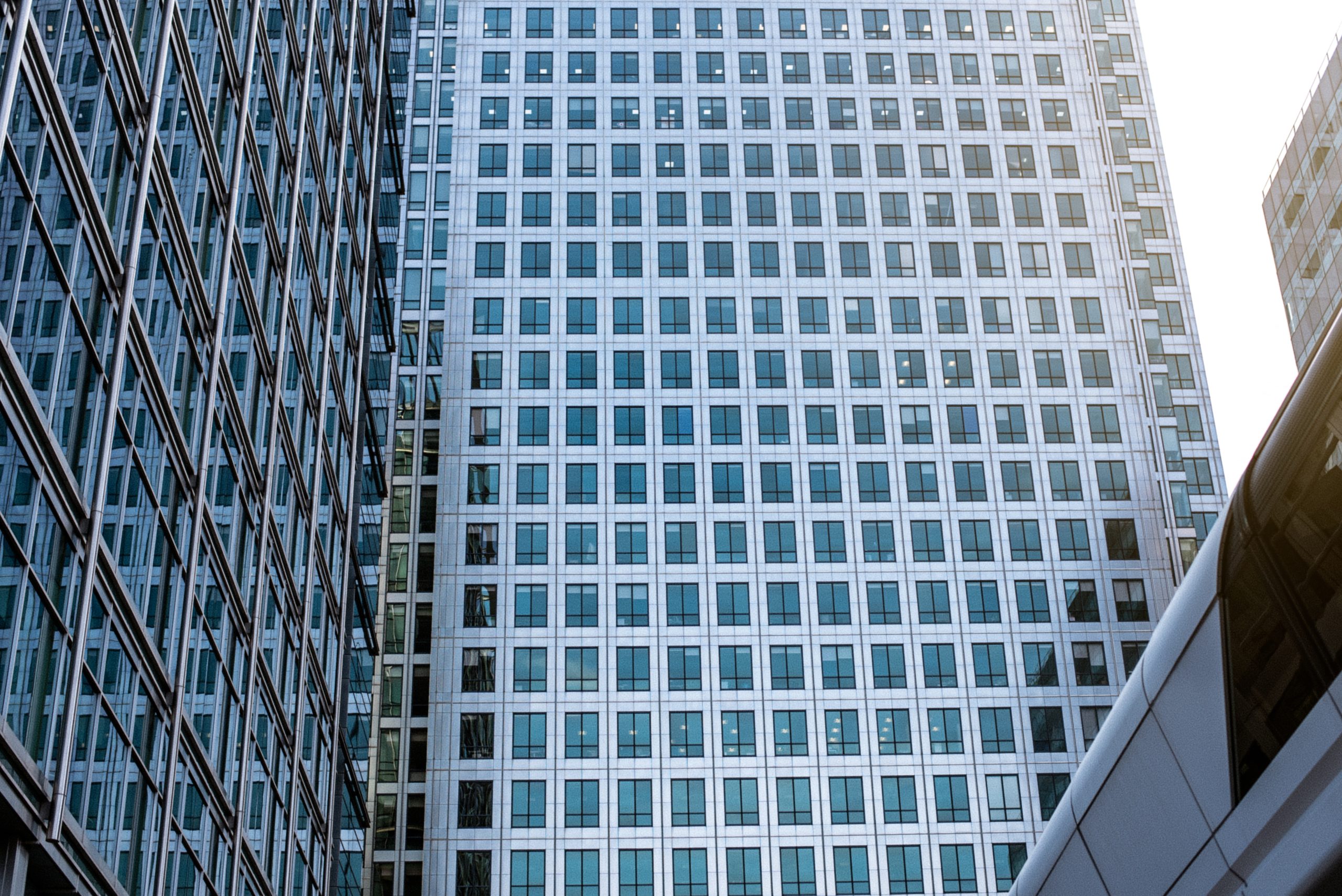 Tall building in the center of the city