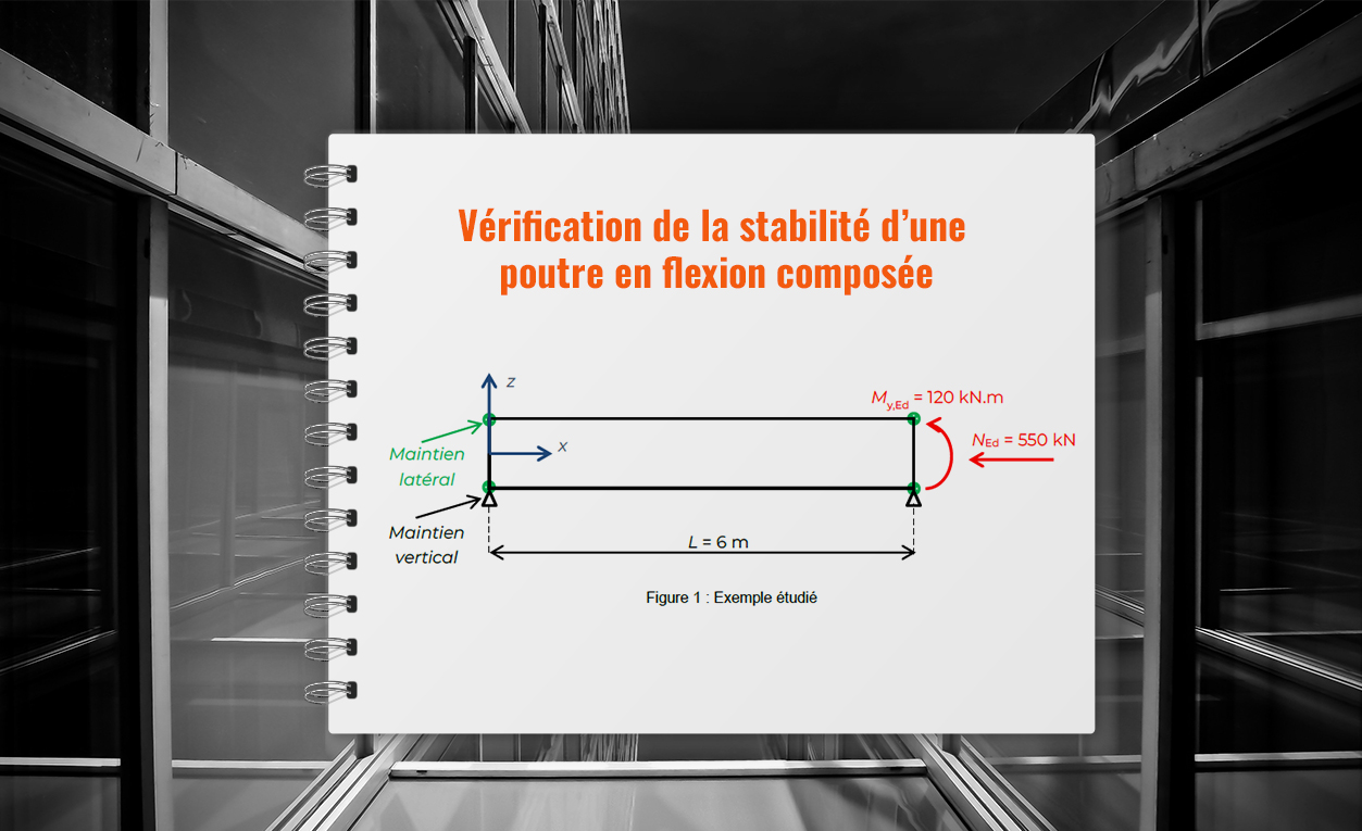 Vérification de la stabilité d’une poutre en flexion composée